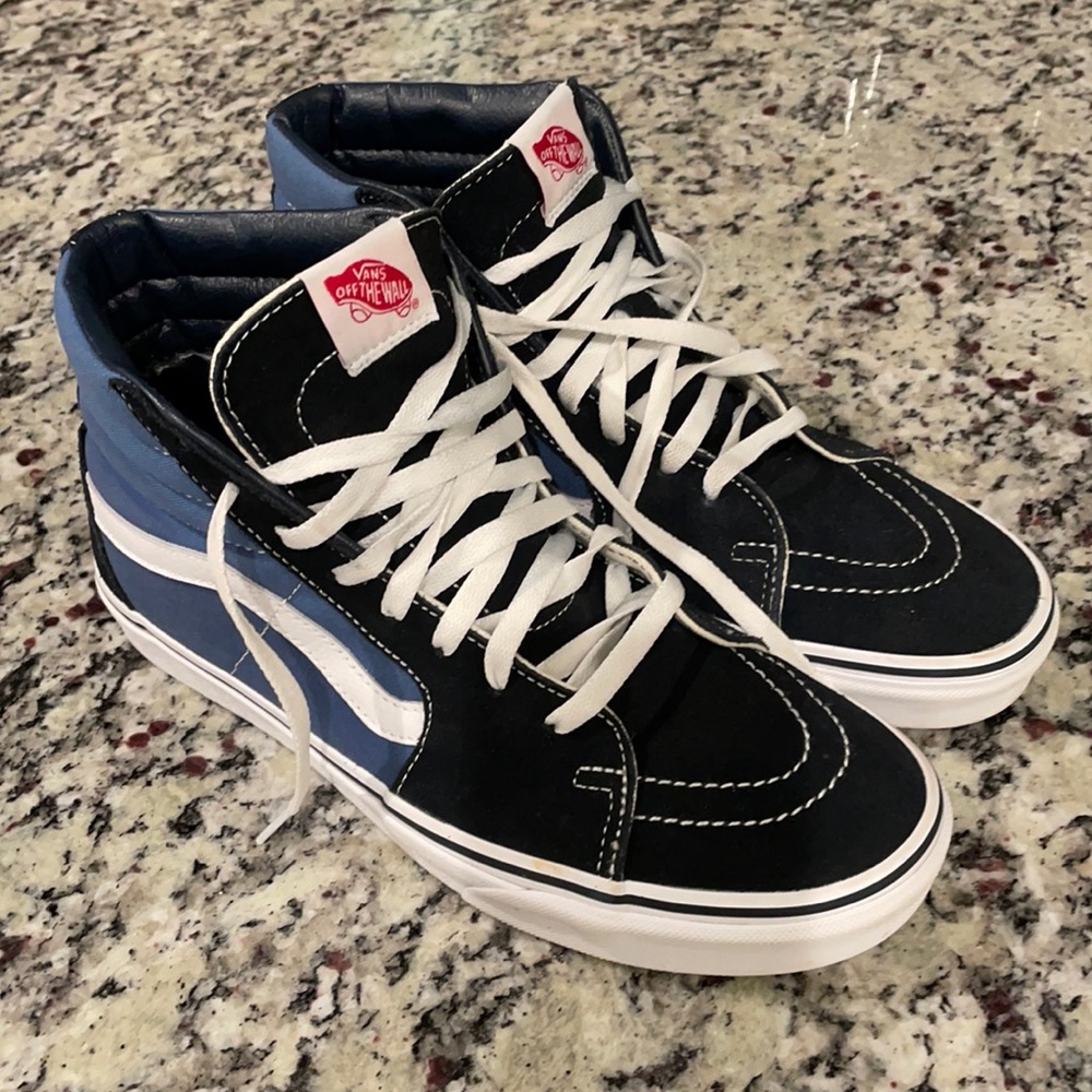 🔥Men’s Sk8 Hi Navy Vans
